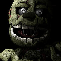A high quality 3D render of Springtrap, by Dafomin